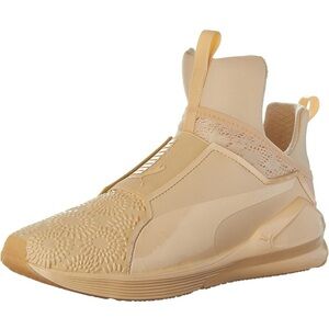 Puma Fierce KRM Womens Cream Textile
Slip On Cross Training Shoes Size 8